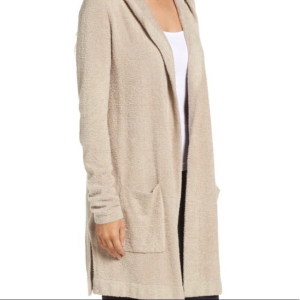 Barefoot Dreams Cream Cozy Chic Lite Cardigan Sz XS/S - Picture 13 of 14